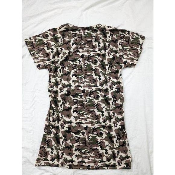 SEED TO STYLE Organic cotton Dress Short-sleeve Camo T-shirt Sz XL - Picture 10 of 10